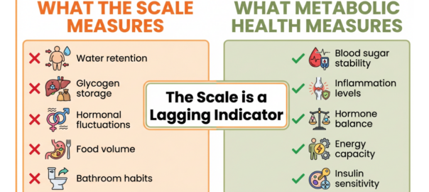 What the scale measures vs what metabolic health measures